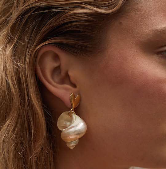 Sustainable earrings - slow fashion statement jewelry - shop online